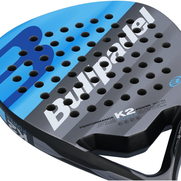 Падельний ракетка Bullpadel K2 Power 23 для чоловіків, універсальний розмір, мультиколір