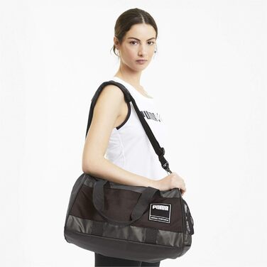 Сумка для спортзалу PUMA Gym Duffle Bag S, синя-чорна, універсальний розмір