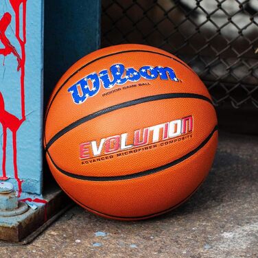 Баскетбольний м’яч Wilson Evolution, розмір 7, 29,5'', для гри, США