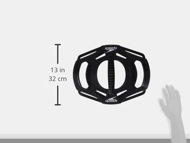 Тренувальна штовхальна пластина для плавання Speedo, універсальна, чорна, для дорослих, ергономічна форма