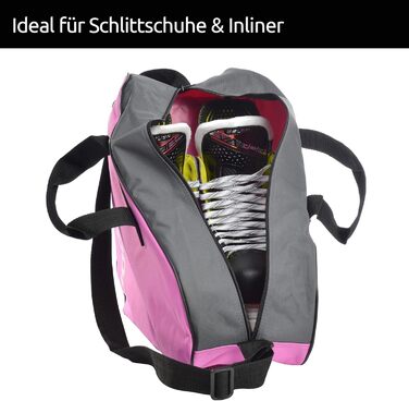 Сумка для ковзанів Sherwood: для ковзанярів та хокеїстів, рожева