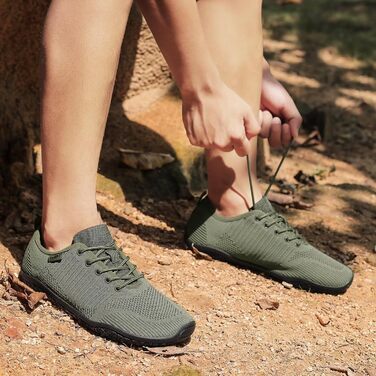 Geweo Взуття для пішохідних прогулянок (Barfuss Schuhe) для жінок та чоловіків: легкі, дихаючі, з широкою передньою частиною та Zero-Drop підошвою, розмір 37-47