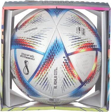 Футбольний м'яч Adidas RIHLA PRO H57783, унісекс, білий, для рекреаційної гри