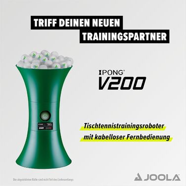 Машина для пінг-понгу JOOLA iPong V300/V200 | Тренажер для тенісу з м'ячами 40+ мм | JOOLA