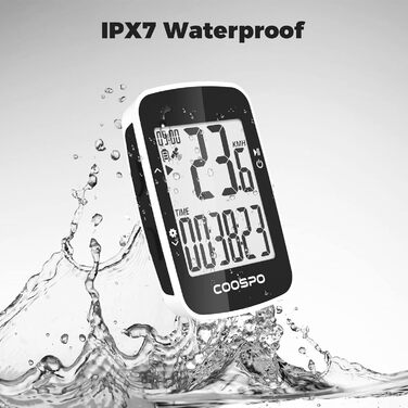 COOSPO BC26 GPS велосипедний комп'ютер Bluetooth 5.0, бездротовий, водонепроникний, велоспідометр з 2,3'' екраном та авто-підсвіткою