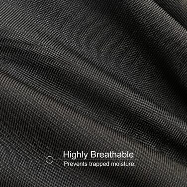 Покривало для мотоцикла та скутера в гараж (XXL, чорний) — дихаюча еластична тканина для захисту від пилу, 200-221 см