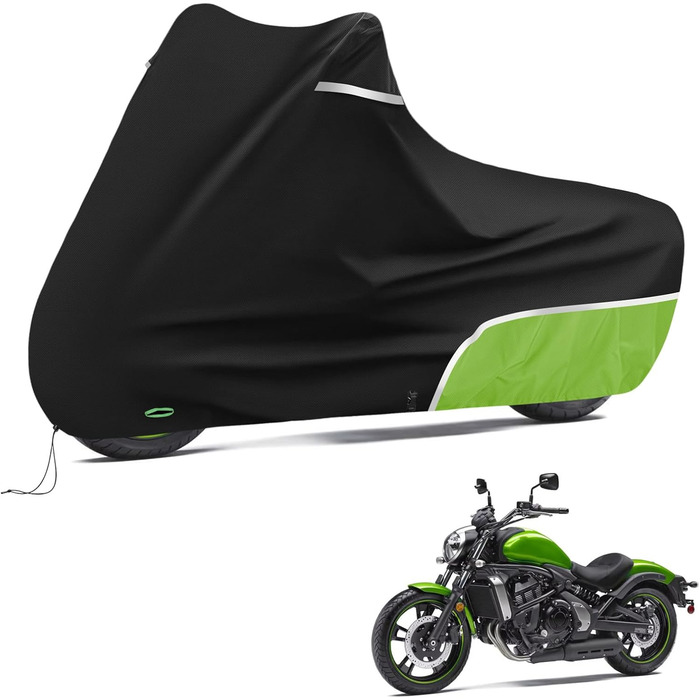 Водонепроникний чохол для мотоцикла 420D Oxford, сумісний з Kawasaki Z900, Z1000, Z750, ER6N, Z800, Vulcan S (без багажника)