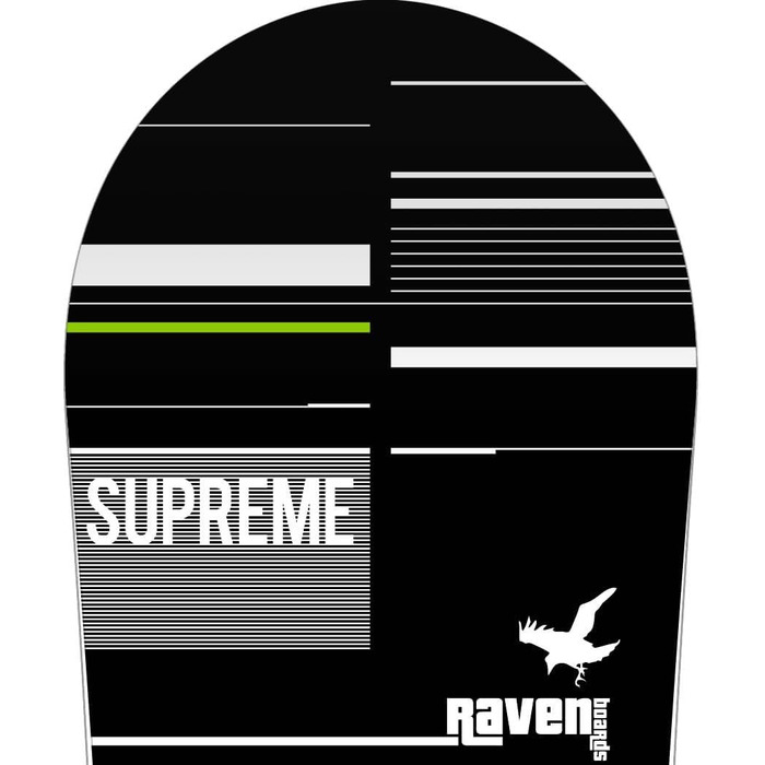 Сноуборд RAVEN Supr чорний/зелений для сноубордингу