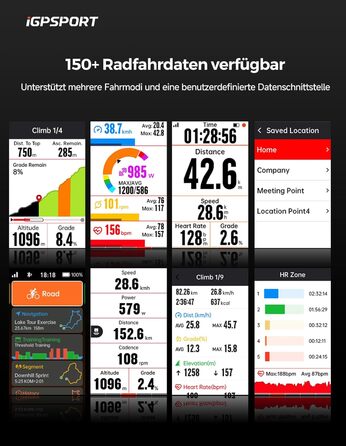 Велокомп'ютер iGPSPORT iGS630S GPS, 2.8