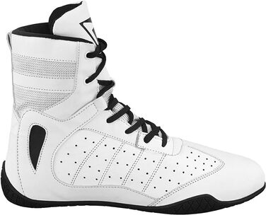 Боксерські рукавички для чоловіків, Муай Тай, кікбоксинг, спаринги, підлітки, боксери, тренери, бойові мистецтва, дихаючі, бодібілдинг, розмір 38-47 (41 EU, білий)