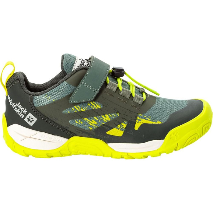 Дитячі трекінгові кросівки Jack Wolfskin Vili Action Low K (36 EU, Olive Green)