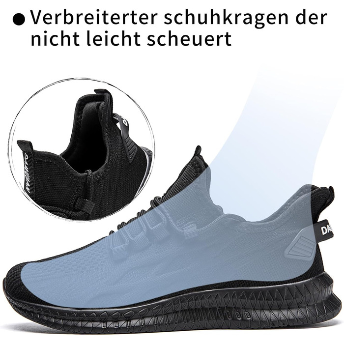 Чоловічі кросівки: спортивні, літні, для бігу, занять у залі, фітнесу, тренувань, халупа, трекінг, розмір 39-50, чорний колір