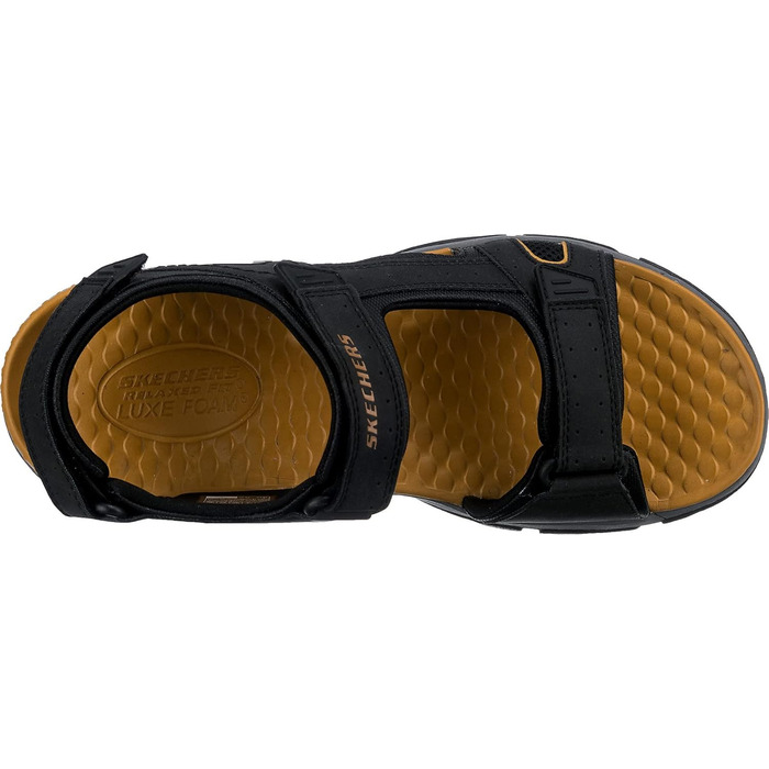 Чоловічі сандалі Skechers Tresmen Hirano 43 EU, чорні, синтетичні