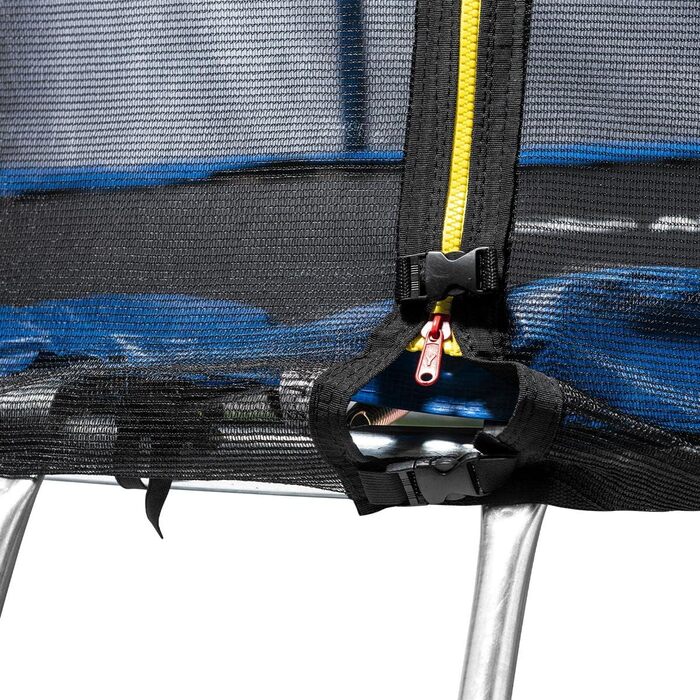 Батут для дітей 250 см з сіткою безпеки, блакитний – ідеальний для активного відпочинку на вулиці