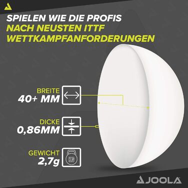 Набір для настільного тенісу JOOLA CONNECT: розкладна мережа, регульована довжина, блакитний колір, комплект (можливе доповнення чохлом для ракет та м'ячами), для сімейних ігор