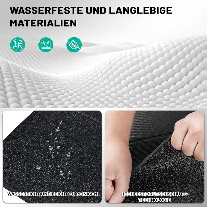 Складаний захисний килимок під тренажер (120x80 / 200x90 см) — протиковзний мат для бігової доріжки, еліптичного та велотренажера, товщина 6 мм, амортизаційний килим для йоги