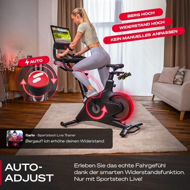 Спортивний велотренажер Sportstech з 21.5