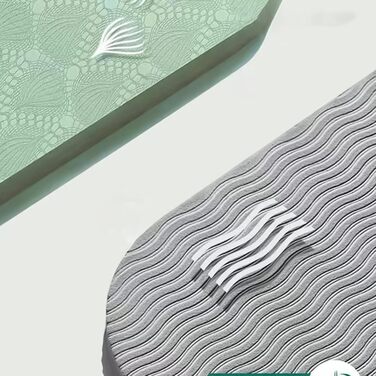 Килимок для йоги, нековзний, складний, портативний, для дому, йога, товстий, для пілатесу, фітнесу, розтяжки, зелений