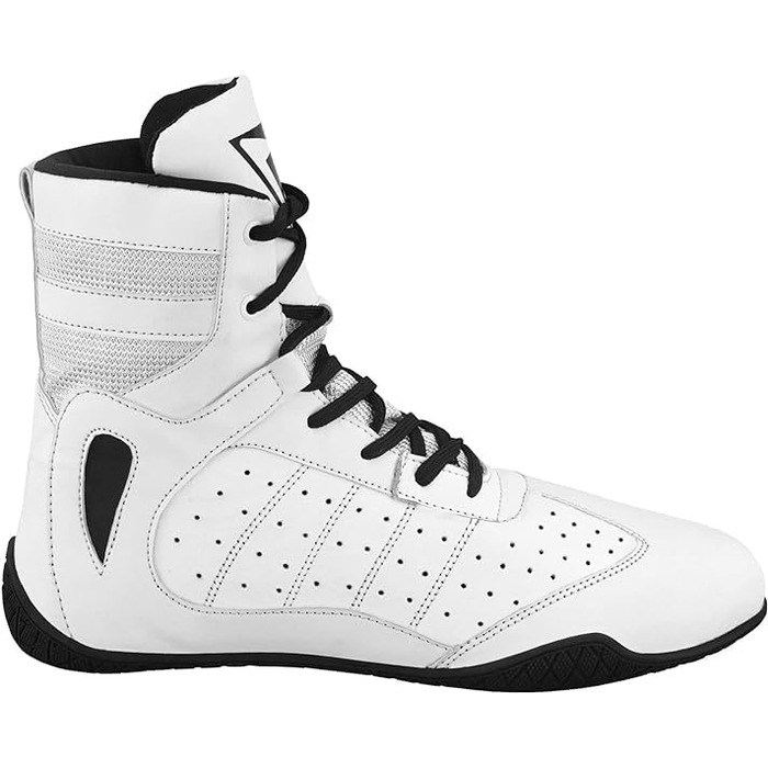 Боксерські рукавички для чоловіків, Муай Тай, кікбоксинг, спаринги, підлітки, боксери, тренери, бойові мистецтва, дихаючі, бодібілдинг, розмір 38-47 (41 EU, білий)