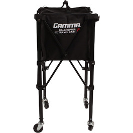 Сумка-корзина для тенісних м'ячів Gamma Sports EZ Travel Cart Pro, місткість 150, легка складна конструкція, з преміум-чохлом