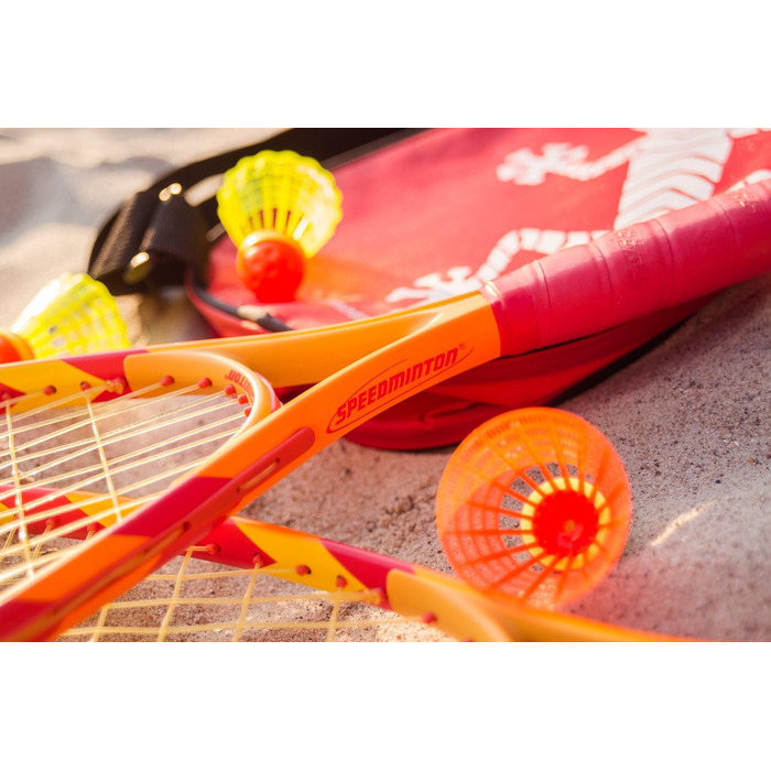 Набір Speedminton S65 для кросмінтону: ракетки, 3 волани Speeder, ліхтарики, сумка, стартовий комплект