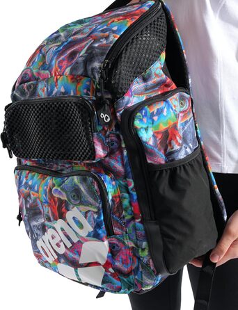 Рюкзак для плавання Arena One Go 45L з прикрасою 'Морська черепаха' – спортивний рюкзак для подорожей