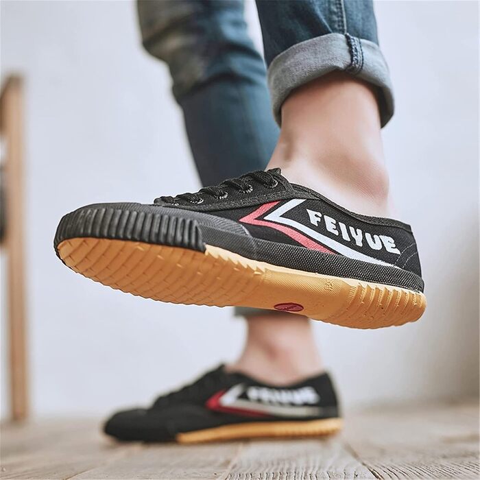 Чоловічі тапочки для бойових мистецтв Kung Fu, легкі, традиційні, з антиковзким покриттям, чорні, 43 EU