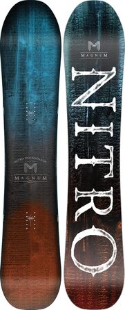 Сноуборд Nitro Magnum Wide 159 см для великих ніг, універсальний, фрірайд/фрістайл, мультиколір