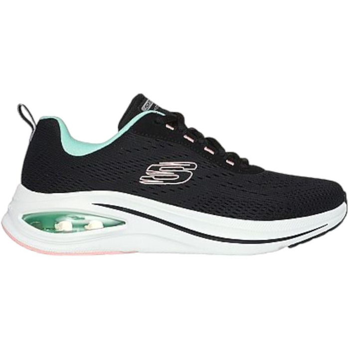 Жіночі кросівки Skechers Skech-Air Meta Aired Out (40 EU, чорний сітчастий, аквамарин з лавандою)