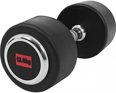 Гантелі GORILLA SPORTS 25 кг (2×12,5 кг), гантельний набір з гумовим покриттям, литий чавун, рифлений нековзний хват, для фітнесу та тренувань