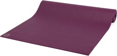 Йога-мат Bodhi Rishikesh Premium 60 XL, нековзкий, екологічний, для йоги та пілатесу, OEKO-TEX, німецька якість, колір wild berry