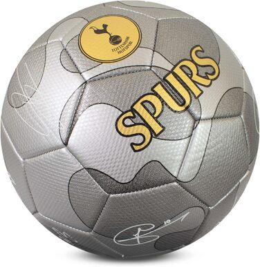 Футбольний м'яч Tottenham F.C. Hy-Pro Silver Camo, офіційна ліцензія, розмір 5, для тренувань і матчів, сувенір для дітей і дорослих