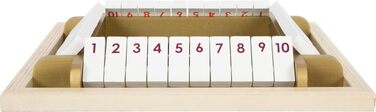 Настільна гра Small Foot Shut The Box Gold Edition, кубикова, для всієї родини, від 6 років, арт. 12364, різнокольорова