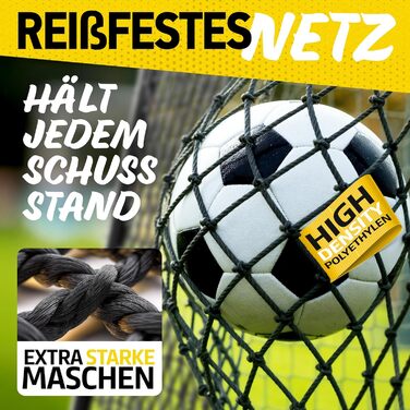 Ворота для футболу в сад для дітей та дорослих з антикорозійним покриттям. Ворота для дітей з анкерами для оптимальної фіксації. Футбольні ворота з м'якою оббивкою 300x200 см
