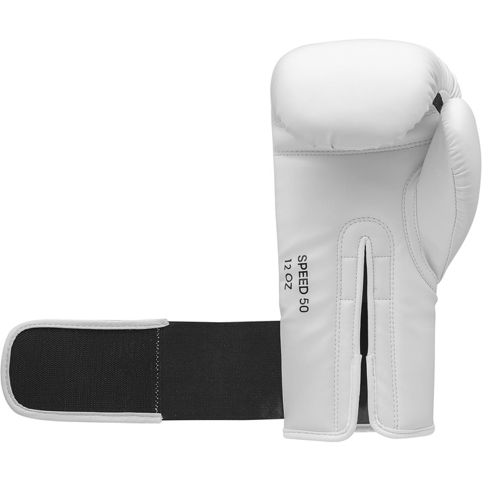 Боксерські рукавички Adidas Speed 50, 10 oz, білі/золоті, для дорослих