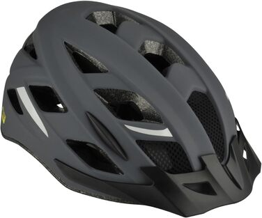 Велосипедний шолом FISCHER Urban Lano для дорослих, унісекс, сірий, S/M (52-59 см)