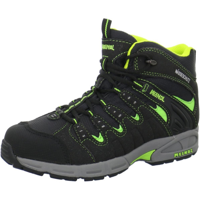 Дитячі трекінгові черевики Meindl Snap Junior Mid - чорний (Lemon/Schwarz 022), 39 EU