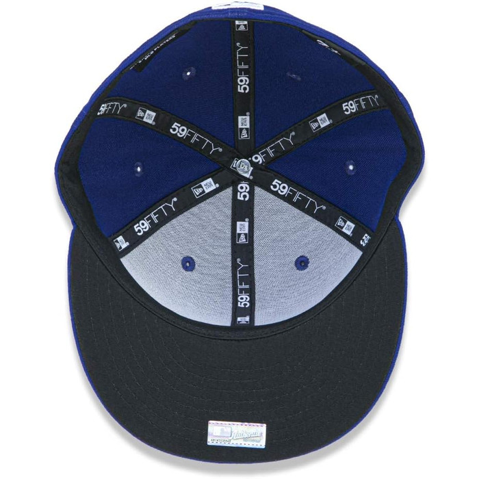 Кепка New Era 59Fifty Authentic Los Angeles Dodgers, синій колір, розмір 62