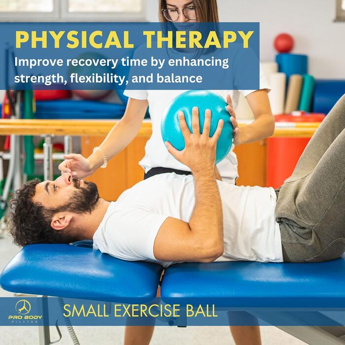 М'яч ProBody Pilates Ball 22,9 см — міні гімнастичний м'яч для йоги, пілатесу, фітнесу, стабілізації, пресу, реабілітації, домашніх тренувань