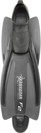 Ласти Abysstar 69488BK для дорослих, унісекс, чорні, розмір 44/45
