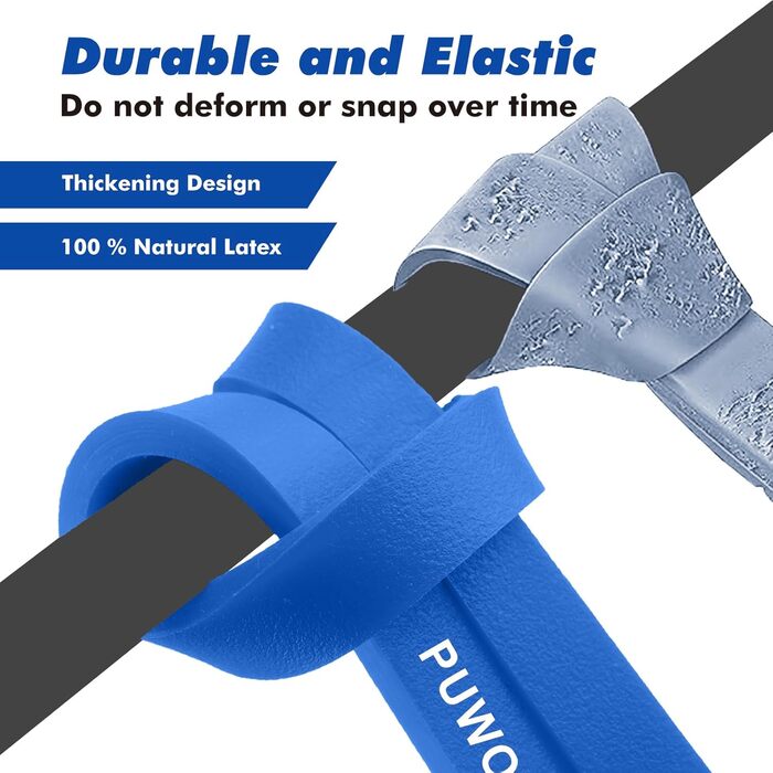 Набір еластичних стрічок для фітнесу, 3 рівні опору, з дверними фіксаторами, ручками, чохлом, сумкою та інструкцією. Підходять для фітнесу, йоги та силових тренувань. Кольори: синій, зелений, фіолетовий, чорний, червоний, жовтий.