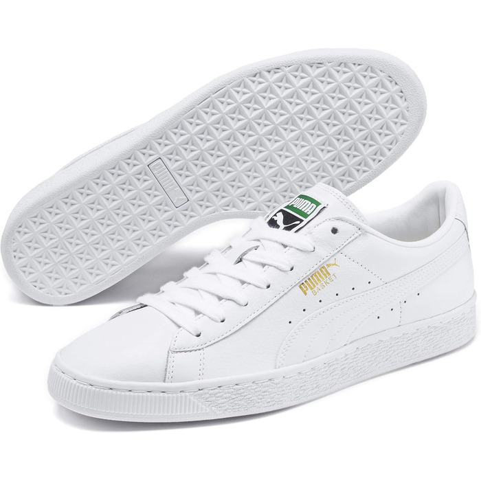 Кросівки PUMA Basket Classic LFS для чоловіків (37 EU, широка колодка, білі)