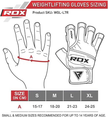 Рукавички для тренувань RDX Rindsleder шкіряні чоловічі для гімнастики, важкої атлетики, спорту та фітнесу
