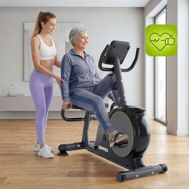 Zipro велотренажер Easy: магнітний ергометр для дому, до 150 кг, без батарейок