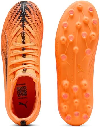 Дитячі футбольні бутси Puma Ultra 6 Match Mg Jr - блакитно-біло-червоні (30 EU)