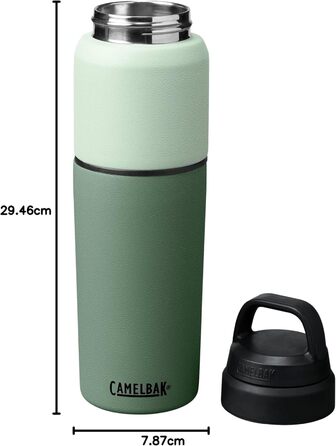 Термос CAMELBAK Multibev вакуумний, нержавіюча сталь, 650 мл, колір мох/м'ята