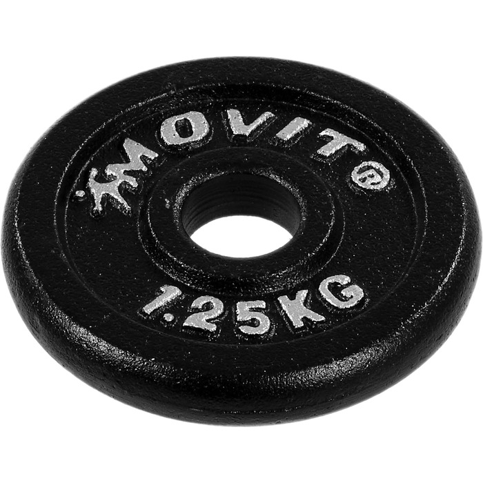 Набір розбірних гантелей MOVIT Kurzhantel PRO з чавуну, 20 кг, стандартна гриф 30 мм з насічкою та зірчастими замками