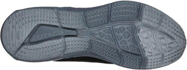 Чоловічі кросівки Skechers Dyna-air-pelland класичні спортивні взуття, розмір 44 EU, колір Black Mesh Charcoal Trim