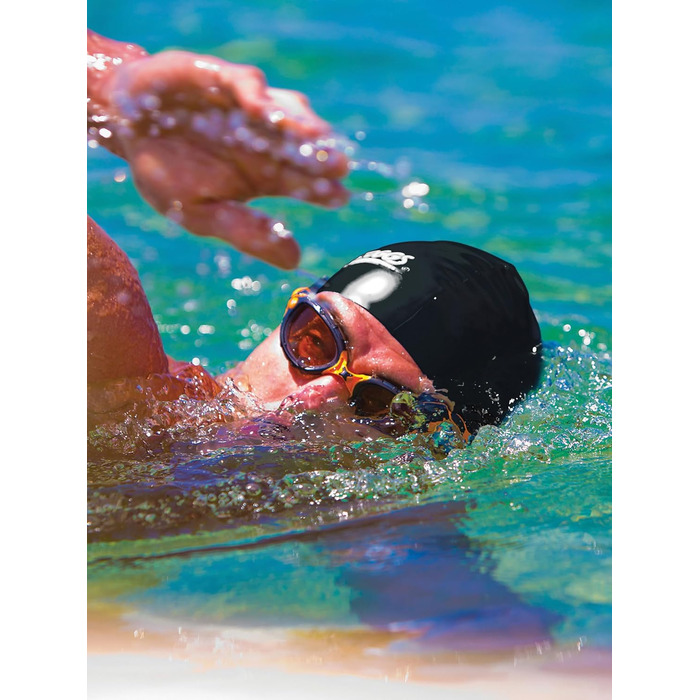 Окуляри для плавання Zoggs Predator Flex Polarized Ultra для дорослих, чорні/помаранчеві