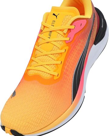 Кросівки PUMA Electrify Nitro 3 для чоловіків (40.5 EU, Sun Stream Sunset Glow Puma White)